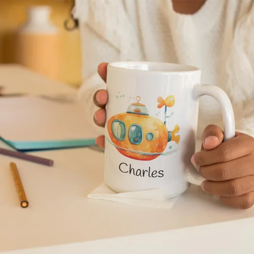 Miniatura 6 de Tazas de café personalizadas para niños, Taza personalizada para niños con nombre, Taza de café y té de chocolate caliente, Tazas de café, Taza