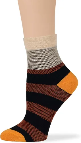 Miniatura 69 de 7BIGSTARS KINGDOM Women's Cotton Quarter Non-Binding Diabetic Fashion Socks-L-M-4 Pack-Multicolor