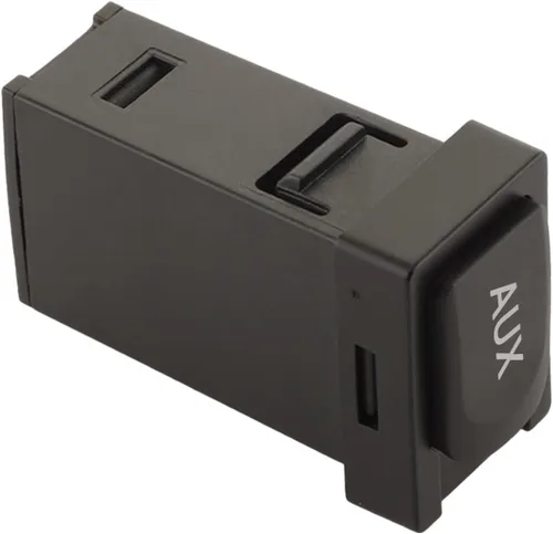 86190-02010 Adaptador auxiliar de entrada de puerto auxiliar compatible con Toyota 09-13 Corolla 07-14 Tundra 09-12 Tacoma 09-11 RAV4 10-11