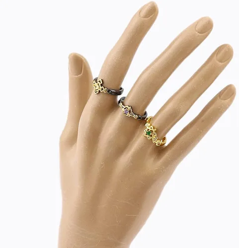 Miniatura 3 de ZhuoXing jewelry anime Genshin Impact game rings - cosplay figure xiao Barbatos Venti Zhongli Kunikuzushi - gold rings for women men girls Fans