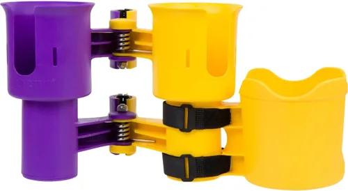 Miniatura 5 de ROBOCUP Plus, (Amarillo), Accesorio Adicional XL Extensión Portavasos, Capacidad de Bebidas Mayor, Perfecto para Barcos, Carritos de Golf