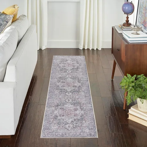 Miniatura 26 de Nourison Home New Concept - Alfombra lavable de 2 pies 2 pulgadas x 8 pies, fácil de limpiar, no se desprende, para dormitorio, sala de estar