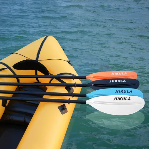 Miniatura 4 de Kayak Paddle 4 Pieces Aluminum Shaft and PP Blade Floating 86.6in/220cm, 90.5inch/230cm Lightweight Oars Gris