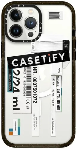 Miniatura 419 de Funda Impact de CASETiFY para iPhone 13 Pro Max con Magsafe - Estuche Claro Cuento de Invierno - Claro Negro Estuche transparente Winter Tale