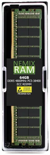 Miniatura 7 de NEMIX RAM Kit de memoria de servidor registrado DDR5 4800MHZ PC5-38400 1Rx4 1.1V CL40 288-PIN ECC RDIMM compatible con ASUS 2U4N Servidor