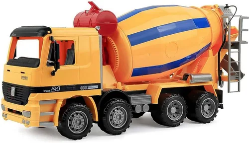 Miniatura 8 de Juguete de excavadora para construcción de tamaño extra grande con brazo pinza de pala, para niños