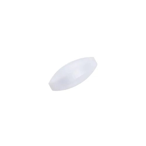 MECCANIXITY Varilla de agitador magnético de 0.787 in (0.79 pulgadas), imán de revestimiento de PTFE en forma de oliva, color blanco para laboratorio