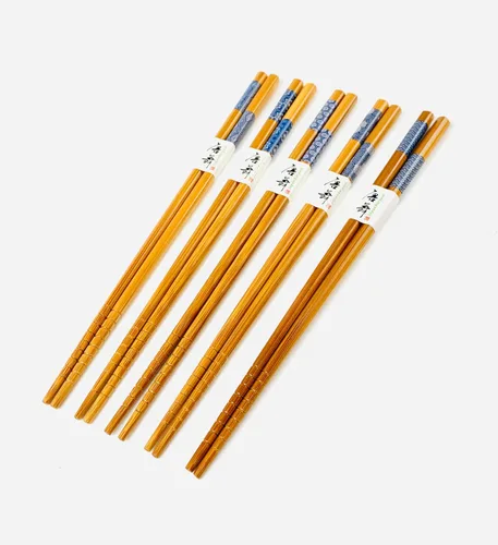 Miniatura 10 de Juego de palillos, de JapanBargain Brand, Azul / natural