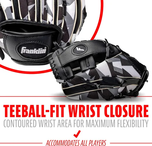 Miniatura 5 de Franklin Sports Kids Baseball Gloves - RTP Child's Tball Glove - Boys + Girls Teeball Mitt Set - Kids + Toddler - Right or Left Hand Throw - 9.5