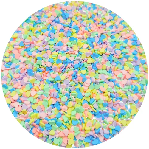 Miniatura 25 de Mulutoo Gránulos falsos de resina de 3.53 oz, chispas de caramelo falso, chispas de arcilla, chispas de polímero, rodajas de arcilla polimérica