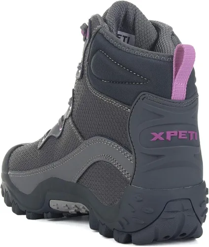 Miniatura 4 de Skenary Dimo Botas de senderismo para mujer, zapatos de caminar impermeables mediados
