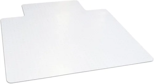 Dimex Tapete de alfombra de oficina de pelo bajo para silla con borde, 45" x 53" x 0.11"