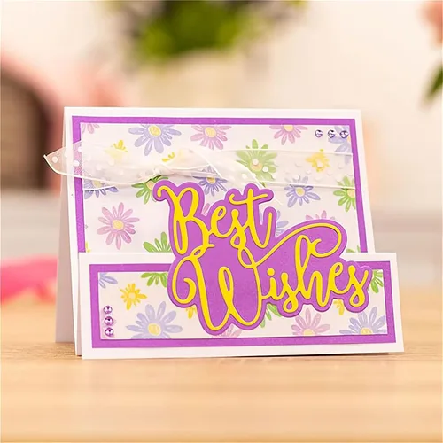 Miniatura 6 de Briartw Troqueles de corte de mejores deseos, palabras frases, sombra, sentimiento, troqueladora para hacer tarjetas, letras del alfabeto, álbumes