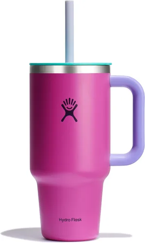 Miniatura 2 de Hydro Flask All Around - Vaso de viaje de 32 onzas, color morado degradado (Bayberry Ombre)