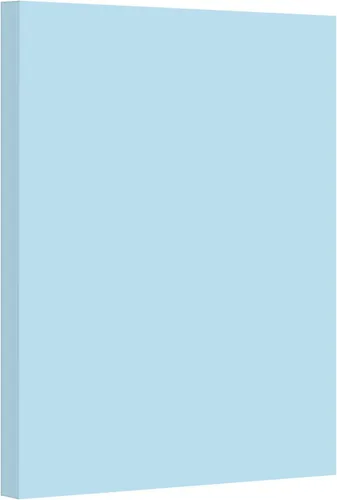 Papel de cartulina de color pastel azul, cartulina de peso medio con cubierta de 67 libras, para artes y manualidades, colorear, anuncios, impresión