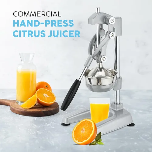 Miniatura 2 de Courant Exprimidor de jugo de naranja de acero aleado, resistente, fácil de limpiar, exprimidor profesional de cítricos, exprimidor de prensa manual