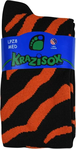 Miniatura 2 de TCK Sports Krazisox - Calcetines de rayas cebra