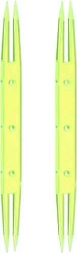 HARFINGTON Lanzadera de tejer para tejer 2 unidades, 3.346 x 0.268 x 0.110 in, lanzaderas de plástico, para hacer encaje, bricolaje, manualidades,