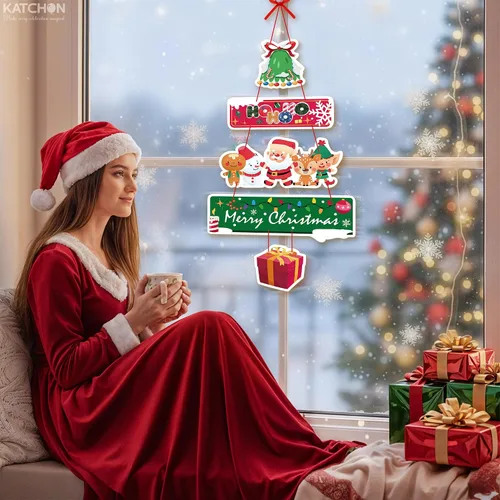 Miniatura 6 de KatchOn, Decoraciones navideñas de pared para interiores 30 pulgadas, decoración navideña para colgar decoraciones de Navidad para interiores