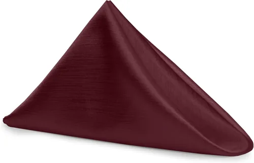 Miniatura 186 de Ultimate Textile -1 docena de servilletas reversibles Shantung Satin - Majestic - Servilletas de tela Majestic de 17 x 17 pulgadas, color marrón