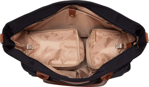 Miniatura 7 de Sarah Wells Abby - Bolsa de extracción de leche con correas de cuero real, elegante bolsa de bombeo con bolsillos aislados, almacenamiento