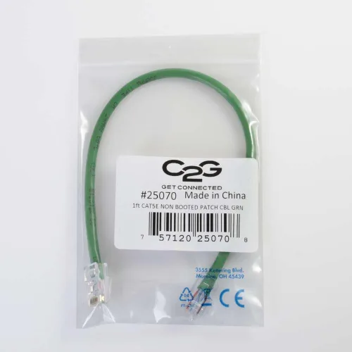 Miniatura 132 de C2G 24494 Cable cruzado Cat5e - Cable de conexión de red sin blindaje sin arranque, naranja (3 pies, 3.0 ft)