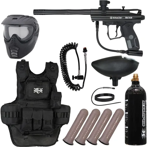 Miniatura 9 de Action Village Kingman Spyder Victor - Kit de pistola de paintball pesada
