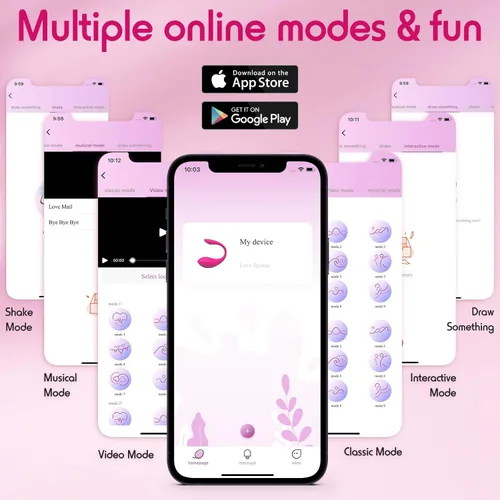 Miniatura 7 de Vibrador portátil con APP y control remoto, juguetes sexuales para mujer con 9 modos de vibración, juguetes sexuales femeninos para mujeres