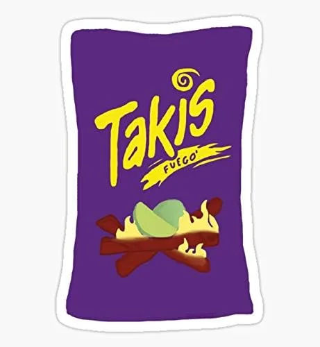 Takis - Adhesivo adhesivo para automóvil, pared, portátil, celda, camión, para ventanas, automóviles, camiones