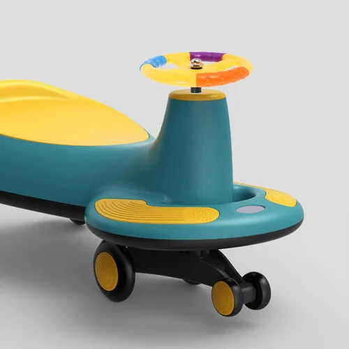 Miniatura 5 de Alipis Volante de juguete para niños para parachoques de 6.49 pulgadas, volante universal de plástico duradero con tornillo para niños, juego