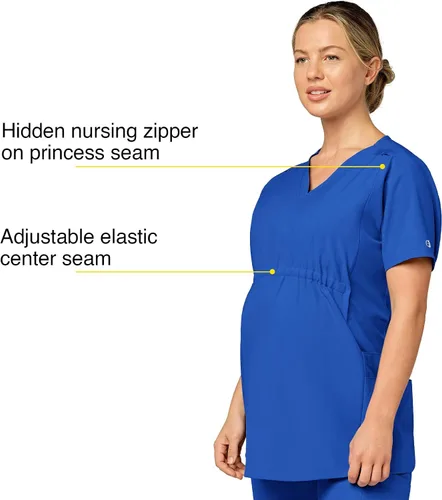 Miniatura 2 de Camiseta de maternidad con cuello en V para mujer