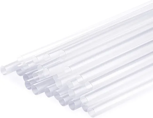 Miniatura 3 de Comfy Package Pajitas jumbo para batidos, paquete de 100 pajitas Boba y batido de plástico transparente Transparente - 100