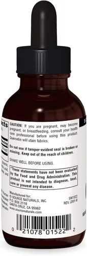 Miniatura 2 de Source Naturals - Quercetina NutraDrops, Complejo bioflavonoide estacional - 2 onzas fluidas.