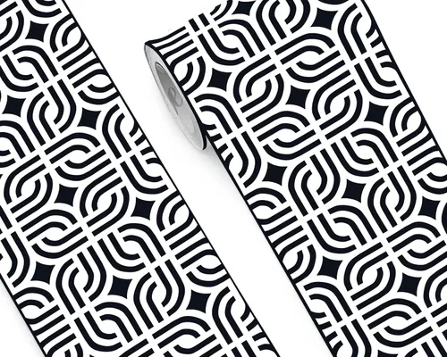 Miniatura 41 de FLFK Adhesivos de Azulejos de Borde de Pared Despegar y Pegar Papel Tapiz de Borde para Salpicadero de Cocina Baño Cuarto de Ducha, 4"x240