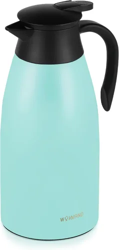 Miniatura 15 de Jarra de café de 34 onzas aisladas, jarras de café de acero inoxidable para mantener el calor, jarras térmicas a prueba de polvo para fiestas