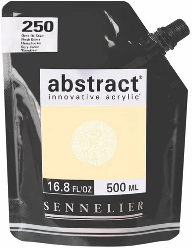Miniatura 39 de SENNELIER Pintura acrílica abstracta innovadora para cuerpo pesado, bolsa de 16.9 fl oz, blanco titanio