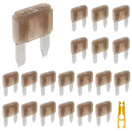 Miniatura 9 de 20 piezas de mini fusible de hoja y 1 extractor de fusibles 2A 32V golpe rápido para fusibles de repuesto para automóvil/RV/camión/motocicleta/barco