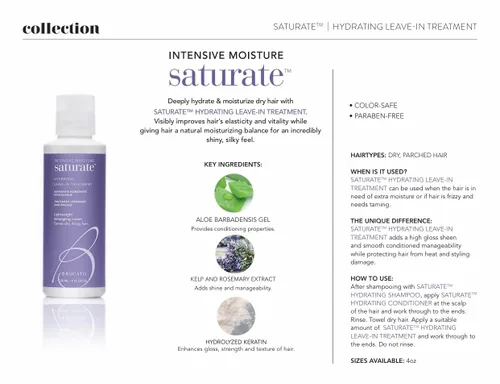 Miniatura 2 de Brocato Saturate - Tratamiento hidratante sin enjuague, 4 onzas Tratamiento acondicionador profundo sin enjuague para cabello seco, rizado