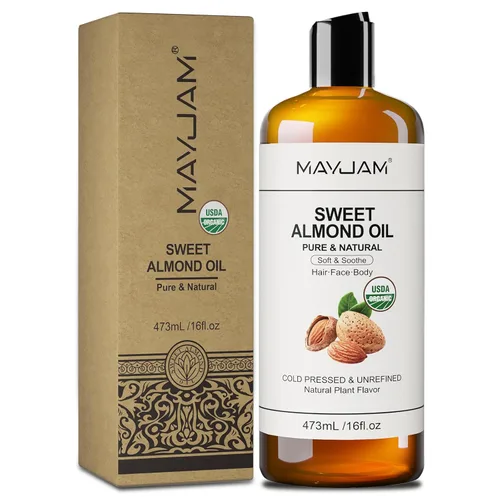 Miniatura 10 de MAYJAM Aceite orgánico de semilla de girasol de 16 onzas líquidas, aceite portador prensado en frío puro y natural certificado por la USDA