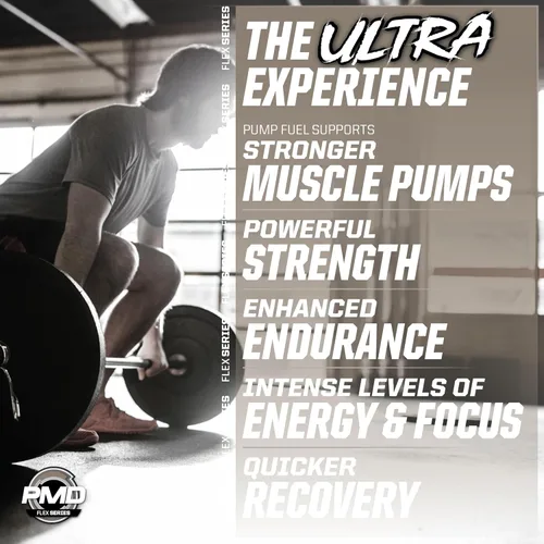 Miniatura 7 de PMD Sports Pump Fuel Ultra Insanity - Polvo de preentrenamiento premium y bomba muscular, mayor enfoque, resistencia y recuperación, creatina Mango