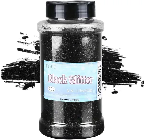Miniatura 17 de TORC Purpurina fina roja de 1 libra y 16 onzas de purpurina en polvo para vasos, resina para manualidades, slime, cosméticos, pintura de uñas, Rojo