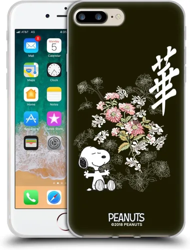 Miniatura 168 de Carcasa de gel para iPhone 7 Plus/iPhone 8 Plus, diseño de Snoopy Oriental de Peanuts, Badges