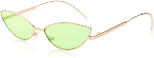 Miniatura 61 de FEISEDY Gafas de sol de diseñador de moda Retro pequeños pétalos forma arco templo diseño B2298