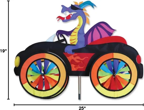 Miniatura 2 de Premier 26759 - Llantadora para coche, dragón, 25 x 19 pulgadas