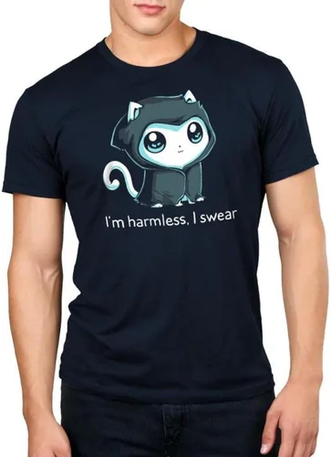 Miniatura 4 de TeeTurtle Camiseta estándar Grim Kitty (brillante)