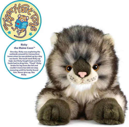 Miniatura 2 de TigerHart Ricky The Maine Coon - Peluche de 16 pulgadas
