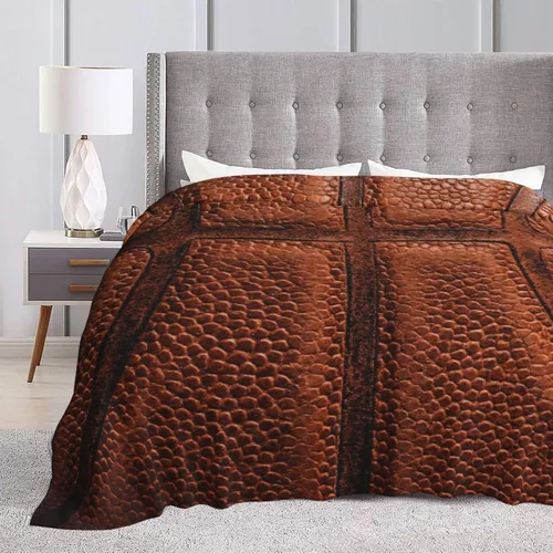 Miniatura 9 de Manta de forro polar con temática deportiva de baloncesto, ligera, ultrasuave, con textura de canasta para sofá, cama, camping, viajes, manta