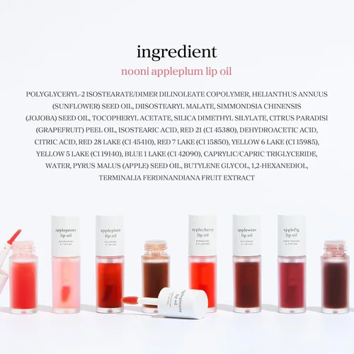 Miniatura 11 de NOONI - Aceite coreano para labios, de larga duración, hidratante, revitalizante para labios secos, impermeable, relleno de calcetines para niñas