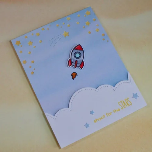 Miniatura 2 de Lapoo Troqueles geométricos para hacer tarjetas, duradero, troquelado de metal para álbum de recortes, álbum de fotos, tarjetas de papel decorativo