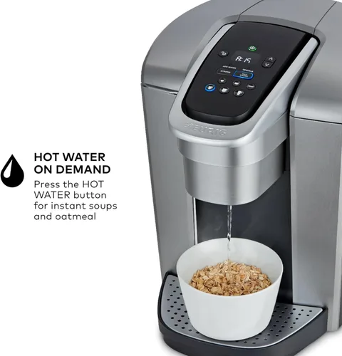 Miniatura 7 de Keurig K-Elite - Cafetera de cápsulas K-Cup de una sola porción, con control de fuerza y temperatura, capacidad de café helado, tamaño de Brushed